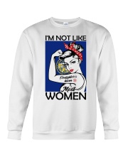 I'm Not Like Firefighter's Mom Most Women Nebraska Crewneck Sweatshirt thumbnail