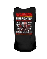 Warning Firefighter With A Strong Personalit Unisex Tank thumbnail