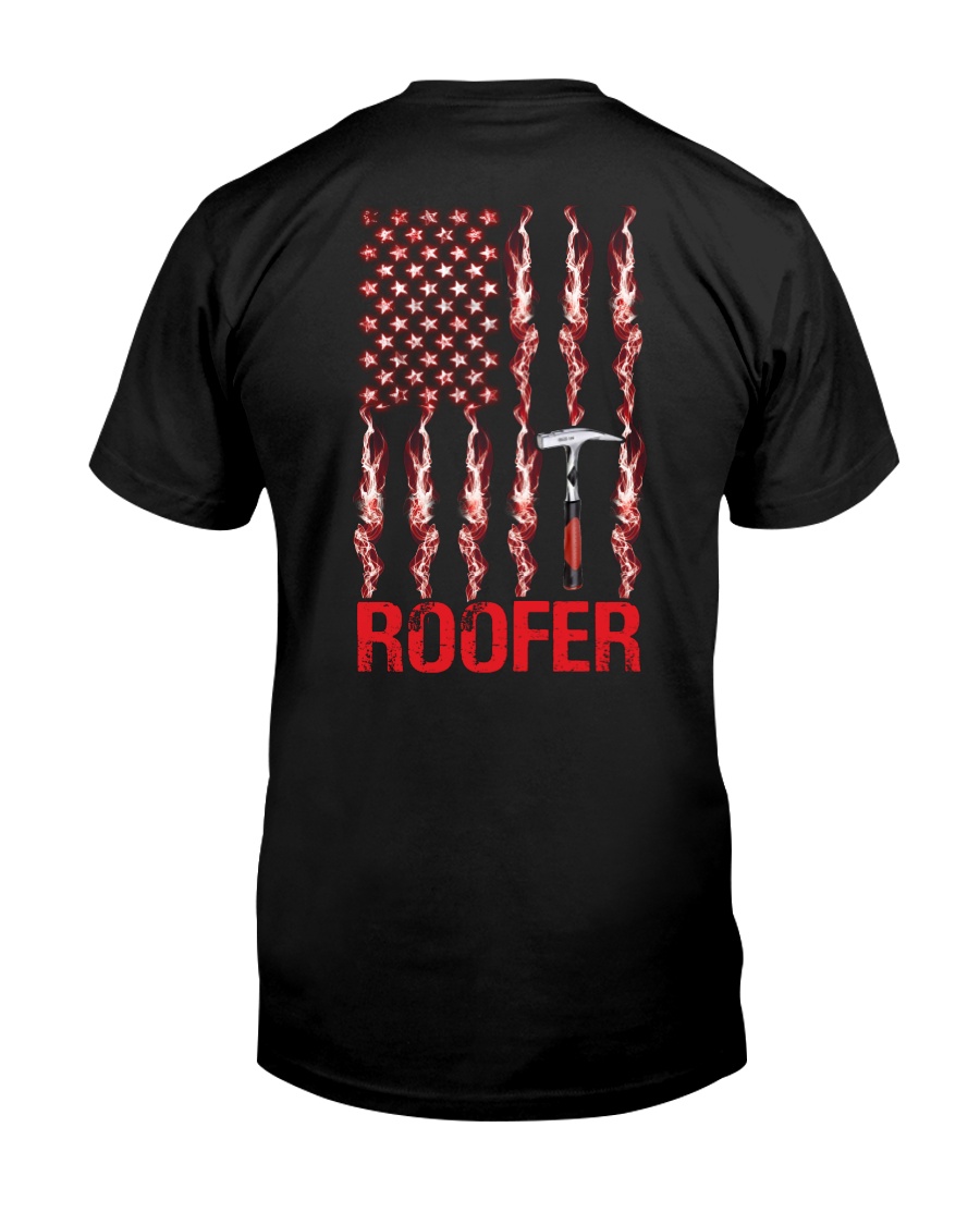 American Flag Roofer Classic T-Shirt
