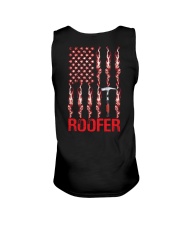 American Flag Roofer Unisex Tank thumbnail