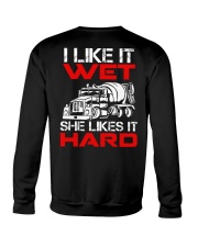 Concrete Finisher I Like It Wet She Likes It Hard Crewneck Sweatshirt thumbnail