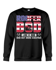 Roofer Bod Like A Dad Crewneck Sweatshirt thumbnail