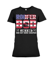 Roofer Bod Like A Dad Premium Fit Ladies Tee thumbnail