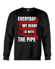 Everyday My Heart Is With The Pipe Crewneck Sweatshirt tile