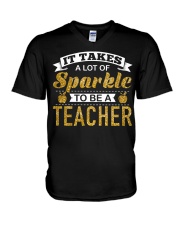 It Takes A Lot Of Sparkle To Be A Teacher V-Neck T-Shirt thumbnail