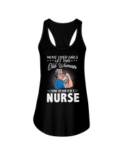 Move Over Boys Let This Old Woman Nurse Tee Ladies Flowy Tank thumbnail