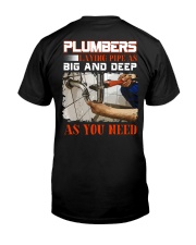 Plumber LAying Pipe As Big And Deep As You Need Premium Fit Mens Tee thumbnail