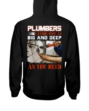 Plumber LAying Pipe As Big And Deep As You Need Hooded Sweatshirt thumbnail