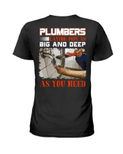Plumber LAying Pipe As Big And Deep As You Need Ladies T-Shirt thumbnail