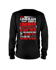 Once A Lineman Always A Lineman Long Sleeve Tee thumbnail