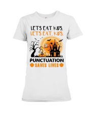 Punctuation Saves Lives Premium Fit Ladies Tee thumbnail