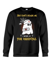 I Work At The Hospital Nurse Crewneck Sweatshirt thumbnail