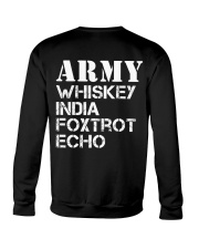 Veteran Army Whiskey India Foxtrot Echo Crewneck Sweatshirt thumbnail