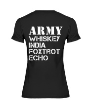 Veteran Army Whiskey India Foxtrot Echo Premium Fit Ladies Tee thumbnail