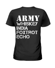 Veteran Army Whiskey India Foxtrot Echo Ladies T-Shirt thumbnail