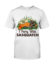 I Party With Sasquatch Premium Fit Mens Tee thumbnail