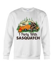 I Party With Sasquatch Crewneck Sweatshirt thumbnail