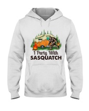 I Party With Sasquatch Hooded Sweatshirt thumbnail