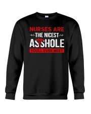 Nurses Are The Nicest You'll Ever Meet Crewneck Sweatshirt thumbnail
