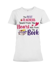 The Best Teachers Teach From The Heart Premium Fit Ladies Tee thumbnail