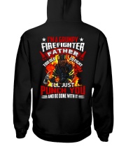 I'm a grumpy firefighter father Too old to fight Hooded Sweatshirt thumbnail
