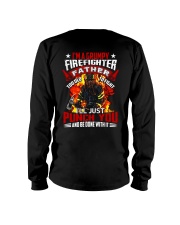 I'm a grumpy firefighter father Too old to fight Long Sleeve Tee thumbnail