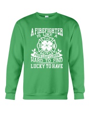 Firefighter Is Like A Four Leaf Clover Crewneck Sweatshirt tile