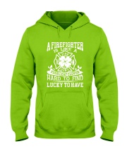 Firefighter Is Like A Four Leaf Clover Hooded Sweatshirt tile