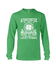 Firefighter Is Like A Four Leaf Clover Long Sleeve Tee tile
