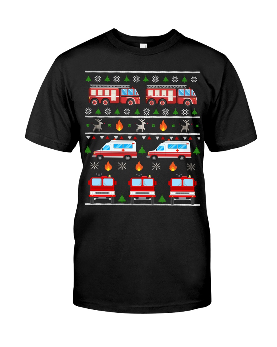 Firefighter Fire Trucks Classic T-Shirt