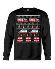 Firefighter Fire Trucks Crewneck Sweatshirt thumbnail
