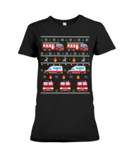 Firefighter Fire Trucks Premium Fit Ladies Tee thumbnail