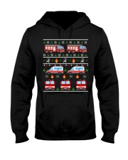 Firefighter Fire Trucks Hooded Sweatshirt thumbnail