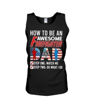 How to Be An Awesome Firefighter Dad Unisex Tank thumbnail
