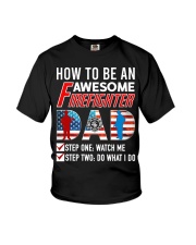 How to Be An Awesome Firefighter Dad Youth T-Shirt thumbnail