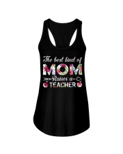 The Best King Of Mom Raises A Teacher Ladies Flowy Tank thumbnail