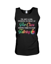 I'm Just A Girl Standing In Front Of Her Class Unisex Tank tile