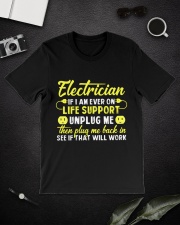 Electrician Unplug Me Classic T-Shirt lifestyle-mens-crewneck-front-16