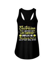 Electrician Unplug Me Ladies Flowy Tank tile
