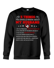 5 thing You Should Know About My Husband Roofer Crewneck Sweatshirt thumbnail