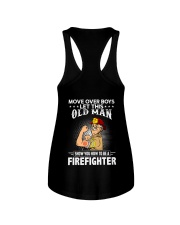Move Over Boys Let This Old Man Firefighter Ladies Flowy Tank thumbnail