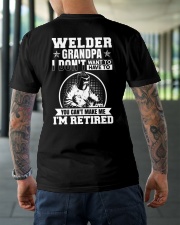 Welder Grandpa I Don't Want To Have To You Can't Classic T-Shirt lifestyle-mens-crewneck-back-3