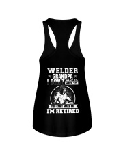 Welder Grandpa I Don't Want To Have To You Can't Ladies Flowy Tank thumbnail