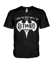 I Work The Night Shifti V-Neck T-Shirt thumbnail