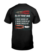 Electrician Wire 1 2 3 Classic T-Shirt back