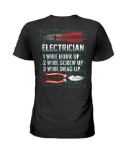 Electrician Wire 1 2 3 Ladies T-Shirt thumbnail
