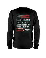 Electrician Wire 1 2 3 Long Sleeve Tee thumbnail