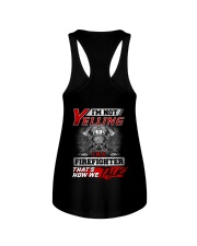 Yelling I'm A Firefighter That's How We Talk Ladies Flowy Tank thumbnail