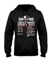 Concrete Finisher Hourl Rate Hooded Sweatshirt thumbnail