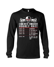 Concrete Finisher Hourl Rate Long Sleeve Tee thumbnail